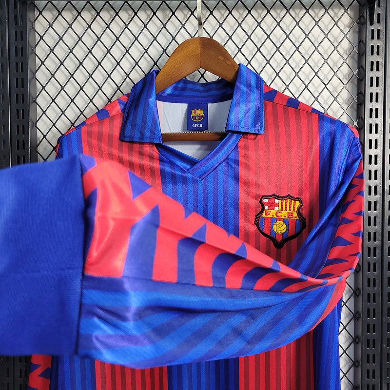 2008-09 Barcelona Home Long Sleeve