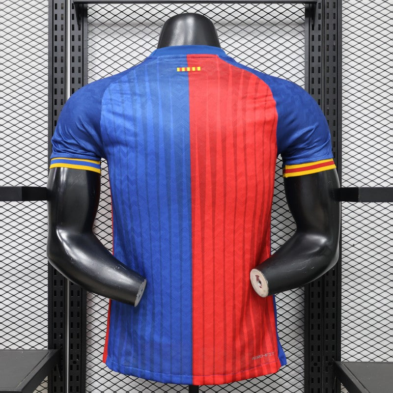 2026-27 Barcelona Royal Blue Garnet Red Vertical Stripes Special Edition Player S-3XL