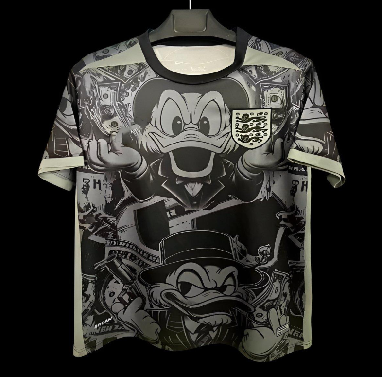 2026 England x Scrooge McDuck "Cash Only" Jersey S-4XL