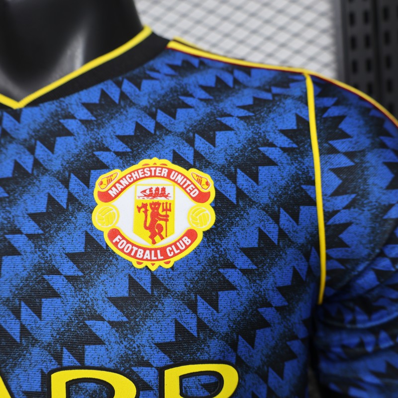 2026-27 Manchester United Blue with Black Player S-3XL