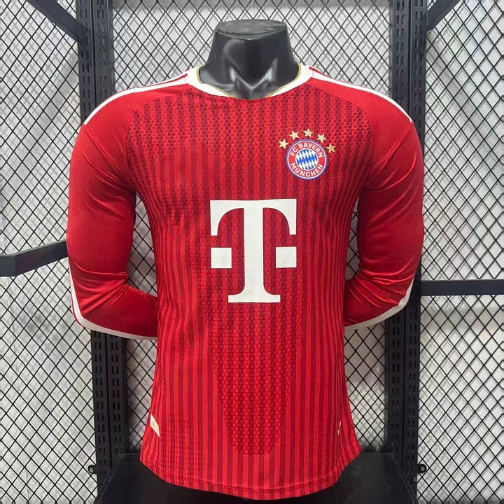 2026-27 Bayern Munich Home Long Sleeved Player S-3XL
