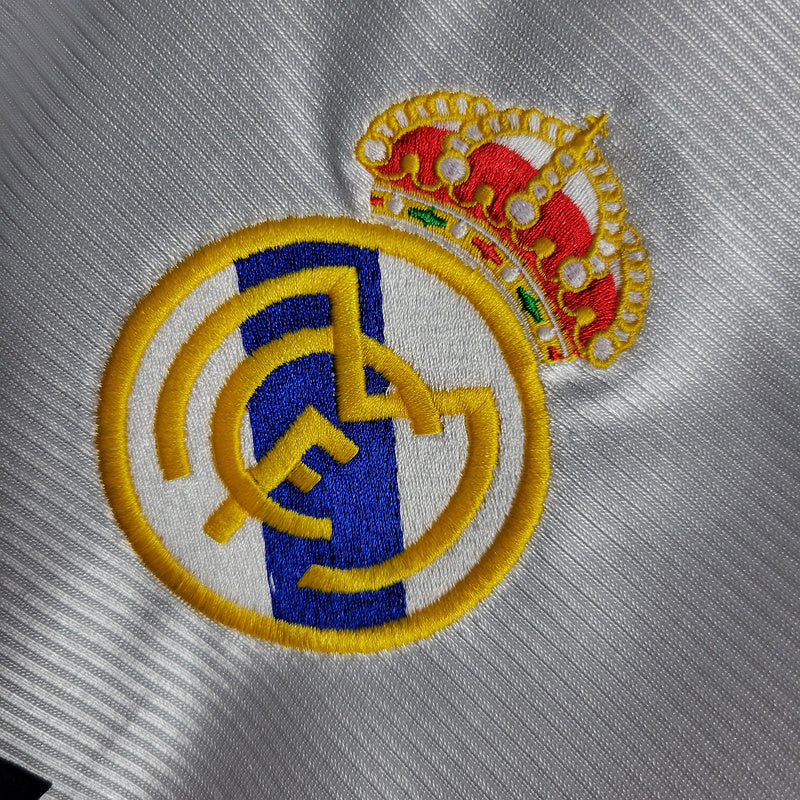 1998-00 Real Madrid home Retro Mesh material