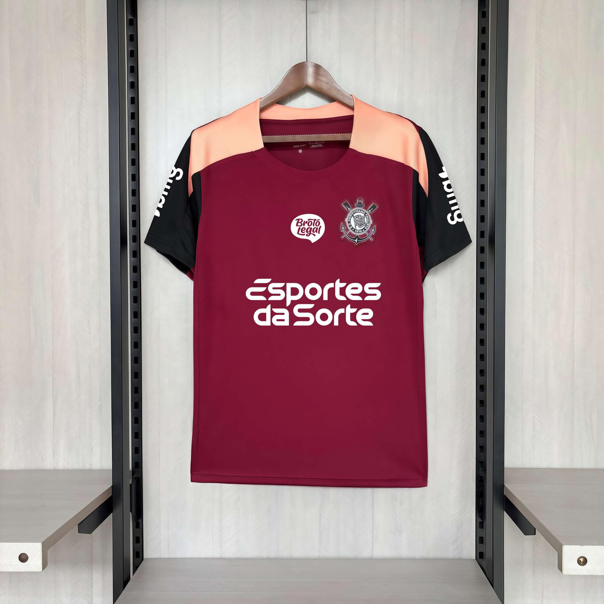 2026-27 Corinthians Training Red All Sponsors S-XXXXL