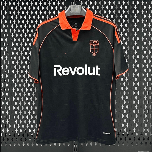 Como 1907 Third Black Jersey S-2XL for Fans