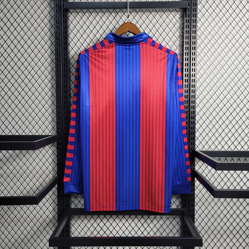 2008-09 Barcelona Home Long Sleeve