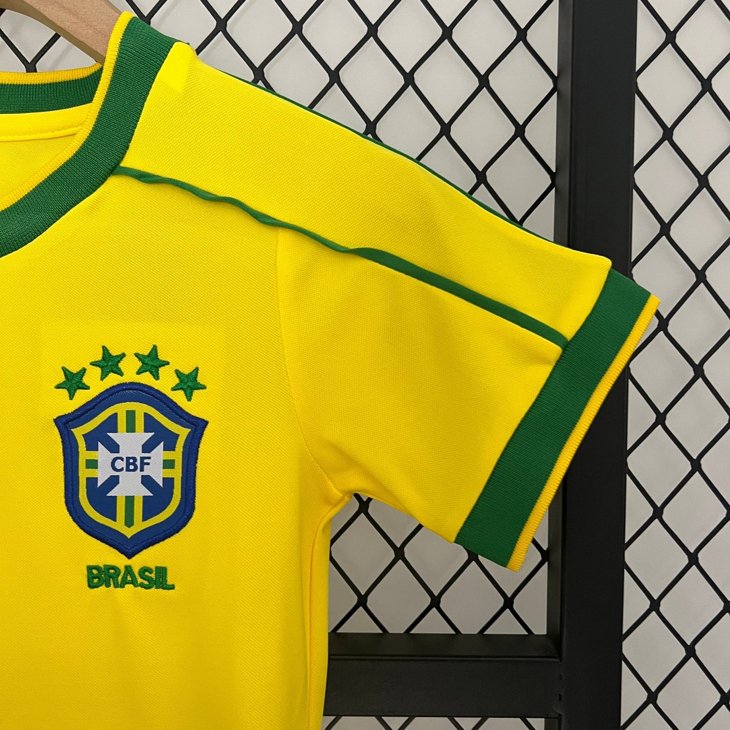 1998 Brazil Home Retro KIDS SIZE 16-28
