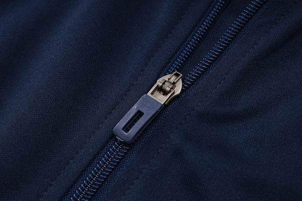 2024-25 Real Madrid Royal blue Training Suit Kit Long zipper