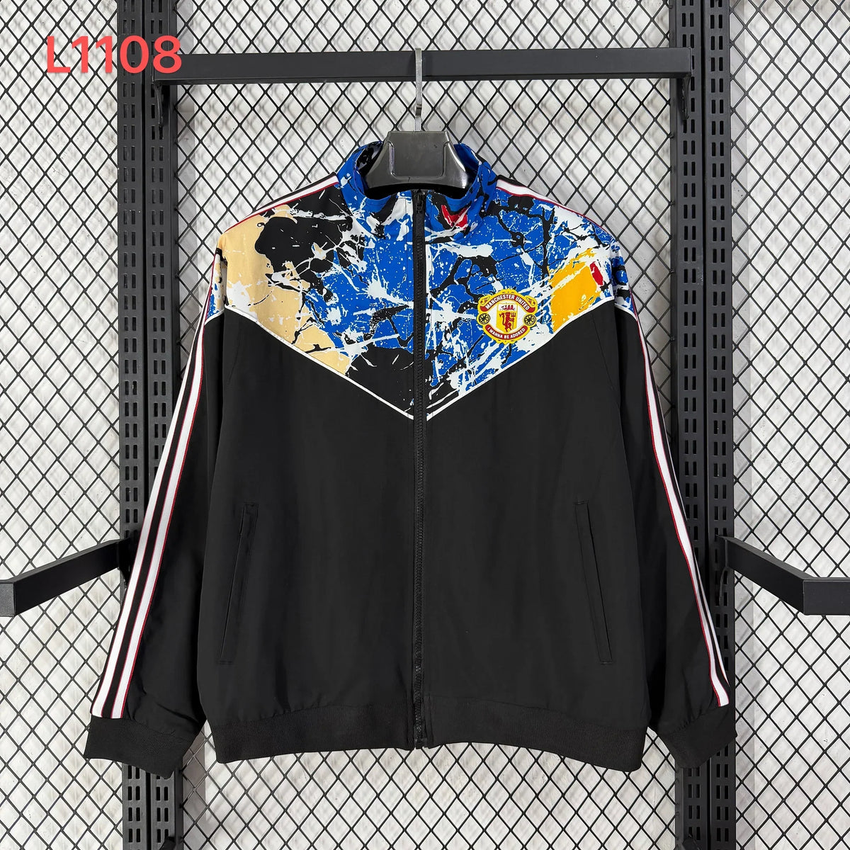2026-27 Manchester United Stone Rose Band Collaboration Windbreaker S-2XL