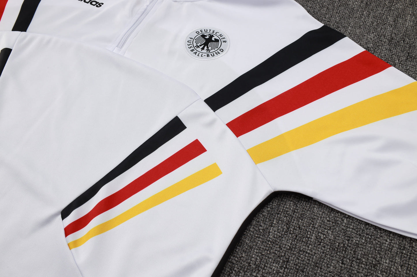 2024-25 German White (sleeves red, yellow and black) training suit