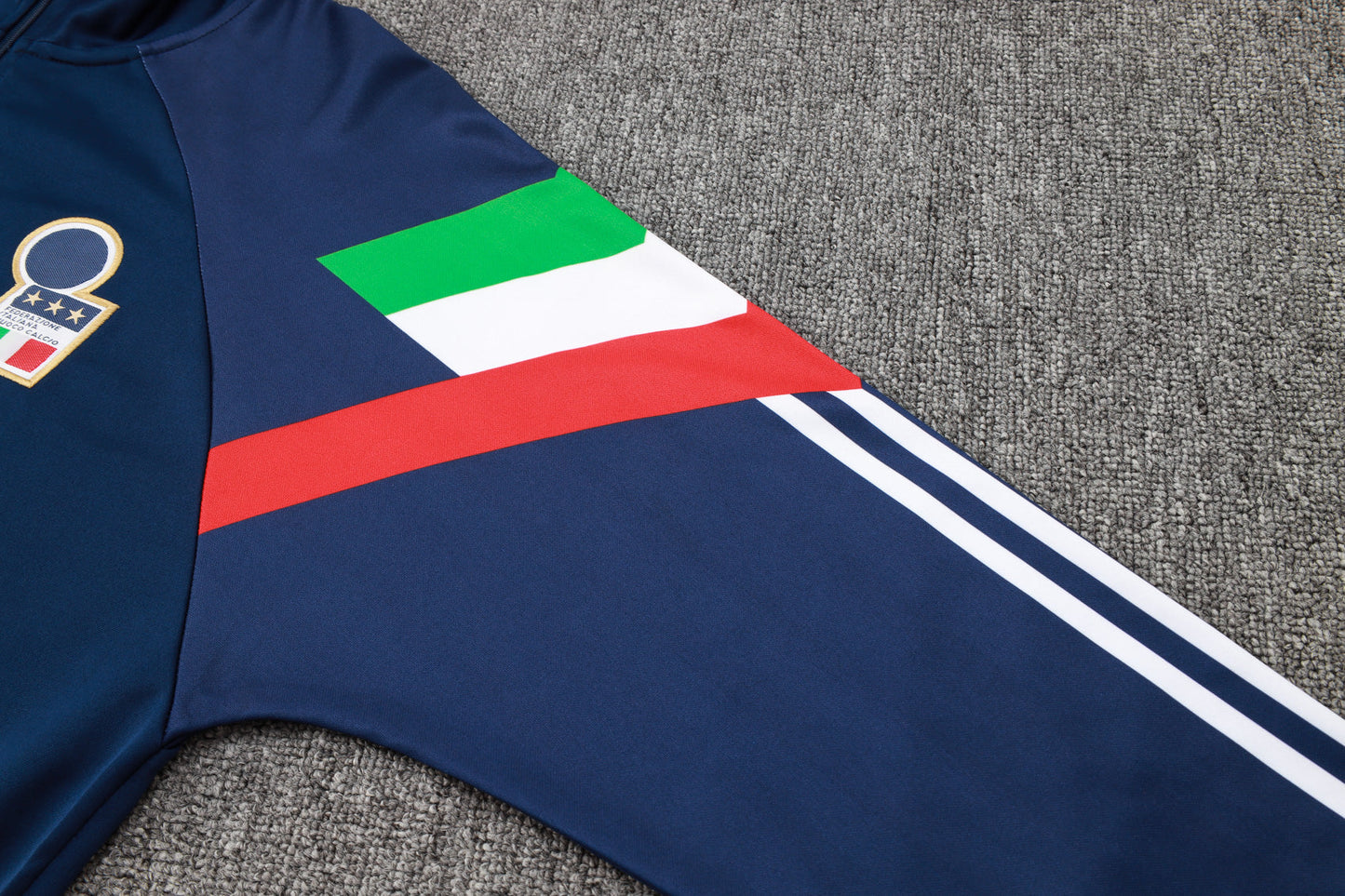2024-25 Italy Royal Blue (sleeves red, white and green) Training Suit