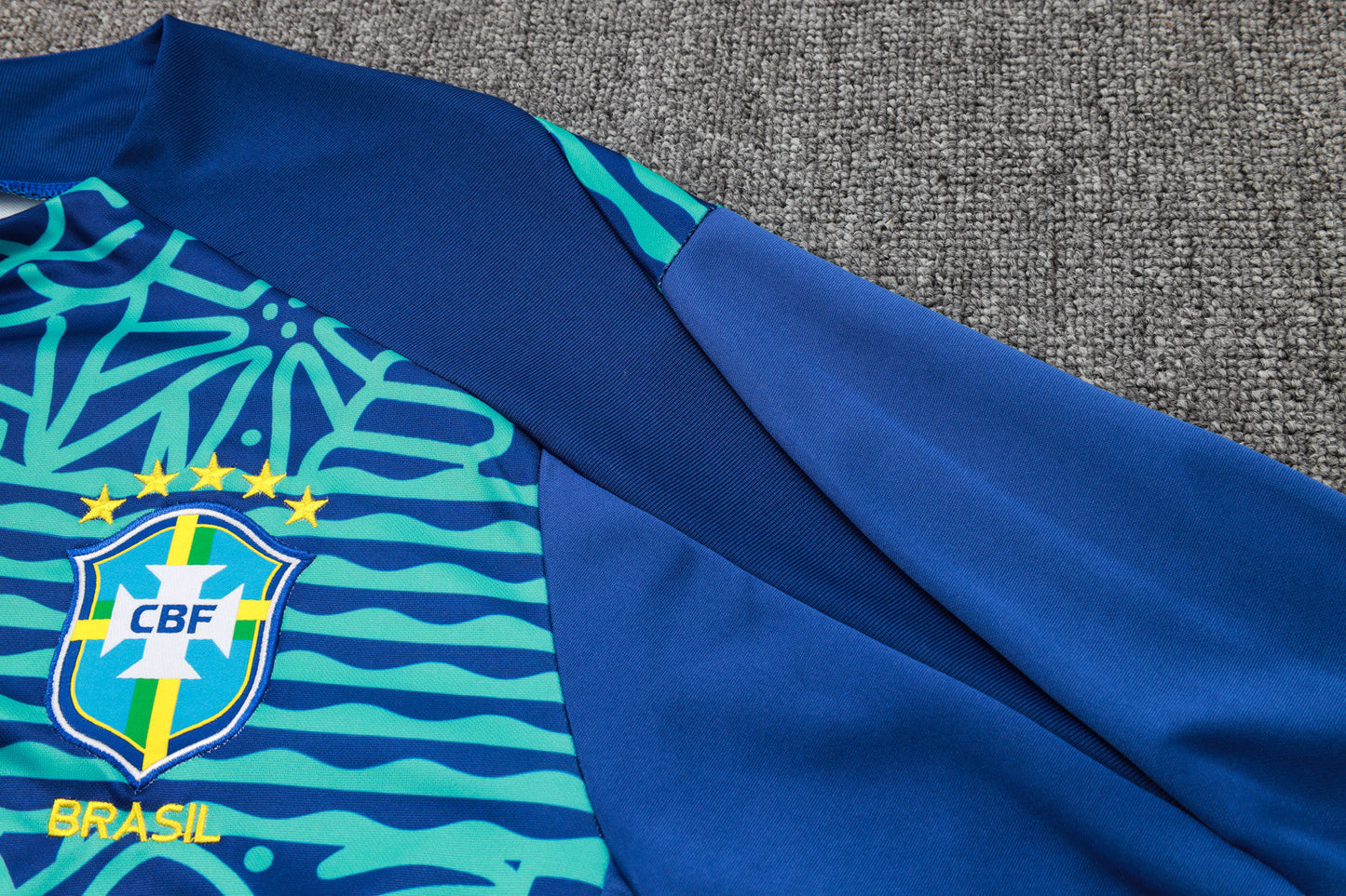 2024-25 Brazilian Royal Blue Inkjet Training Suit