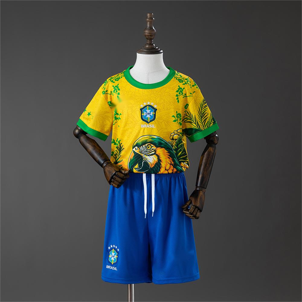 2026 Brazil Special Edition Kids Kit Jersey SIZE 16-28