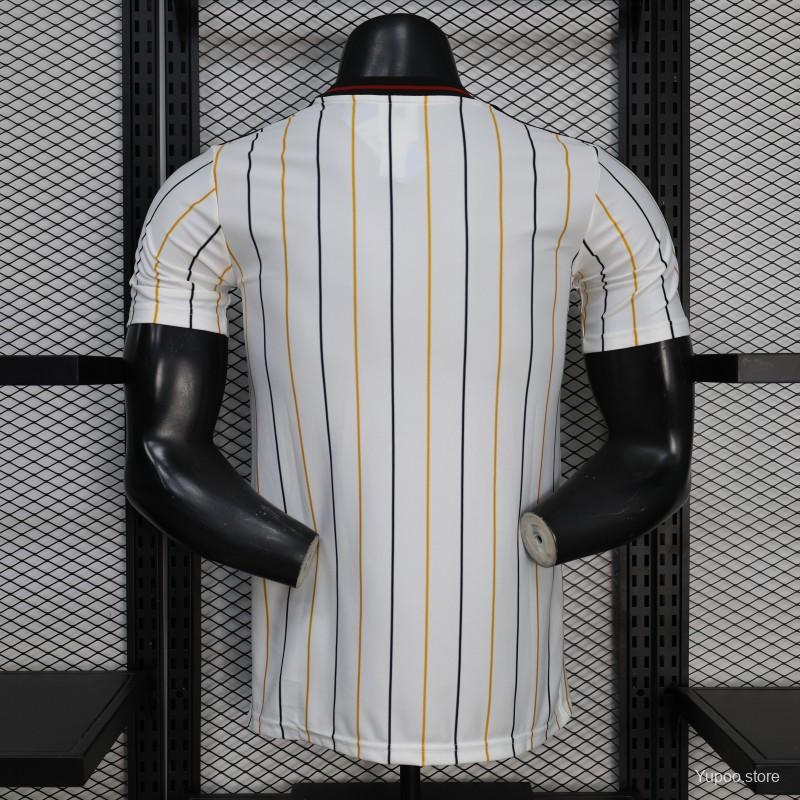 2026-27 German Retro Casual White Terrace Icons Player S-2XL