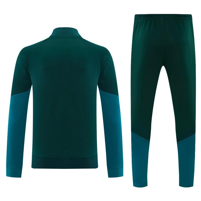 2026-27 Real Madrid Dark Green Full Zipper Jacket Tracksuit S-2XL