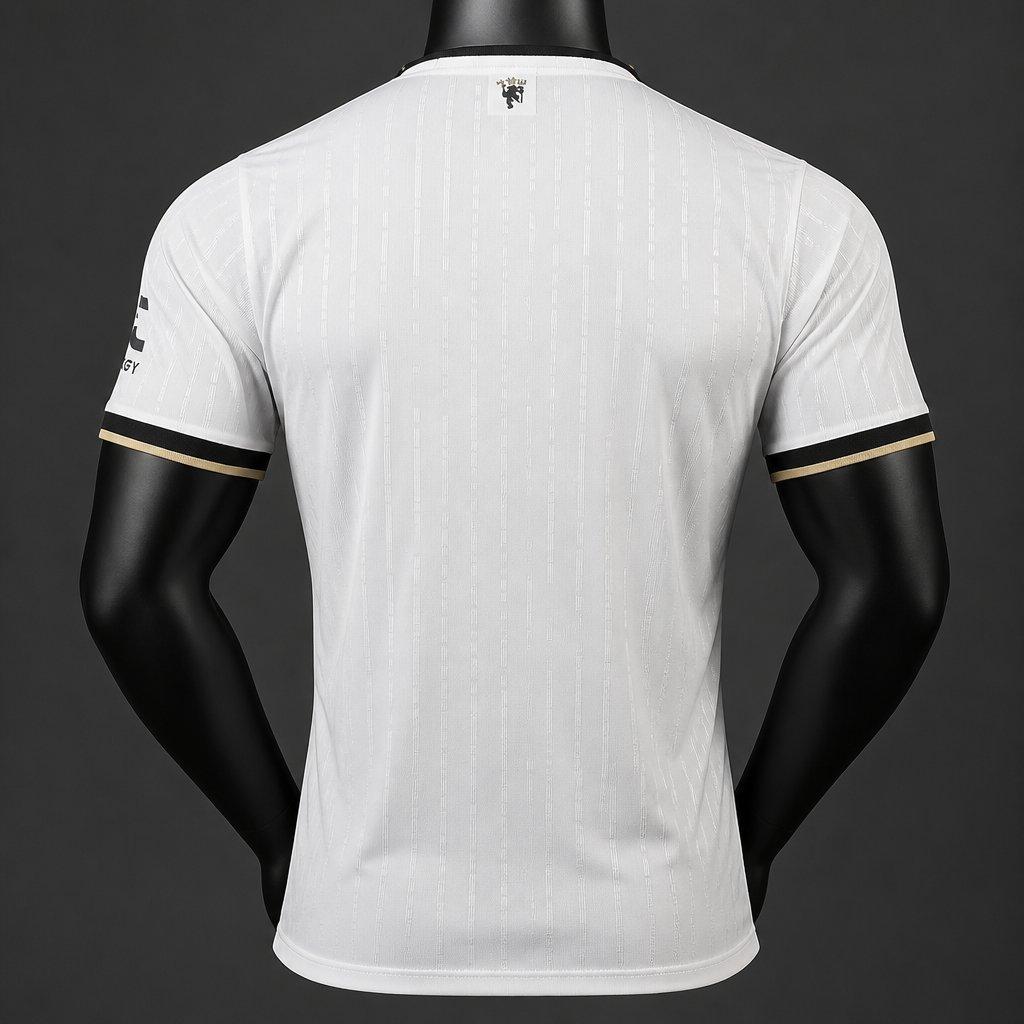 2026-27 Manchester United White with Gold Trim player S-3XL