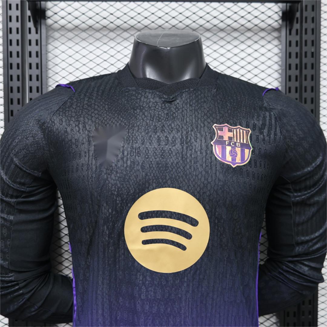 2026-27 Barcelona Away Long Sleeved Player S-3XL