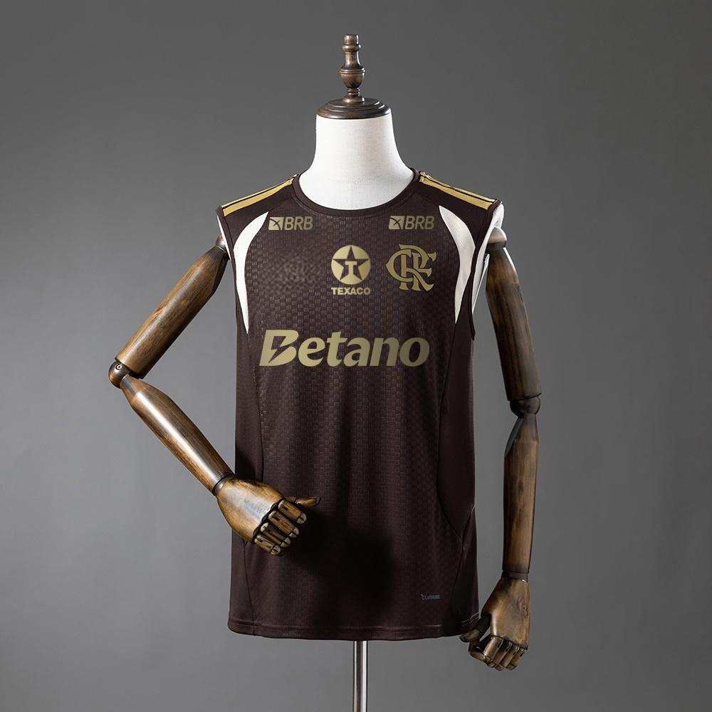 2026-27 Flamengo  All Sponsored Training - Brown Vest S-4XL