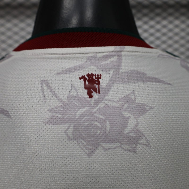 2026-27 Manchester United Grey White Rose Special Edition Player S-2XL