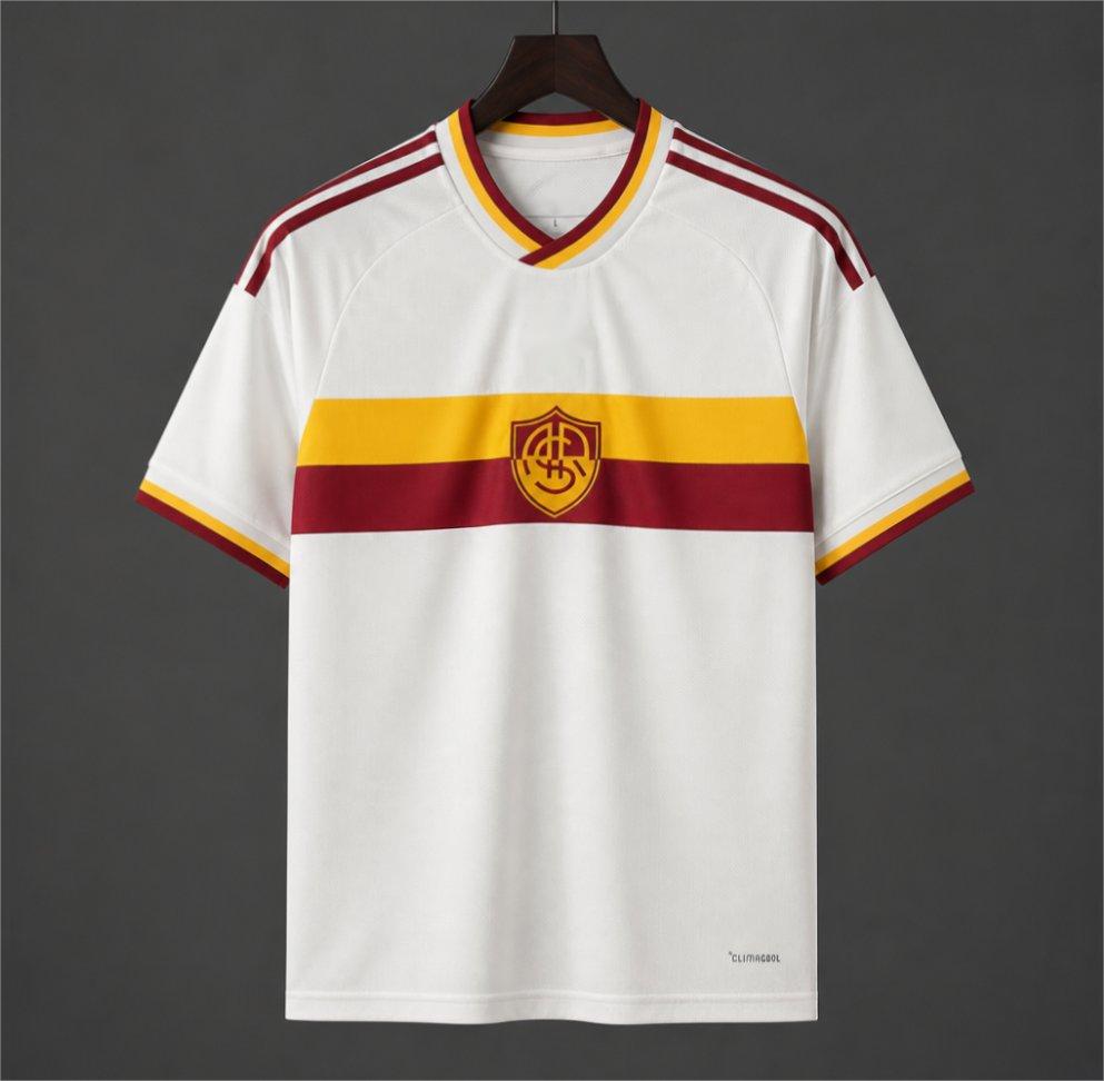 2026-27 Roma White No Sponsor S-4XL