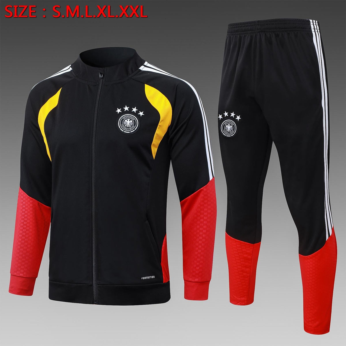 2026-27 Germany black long training suit S-2XL