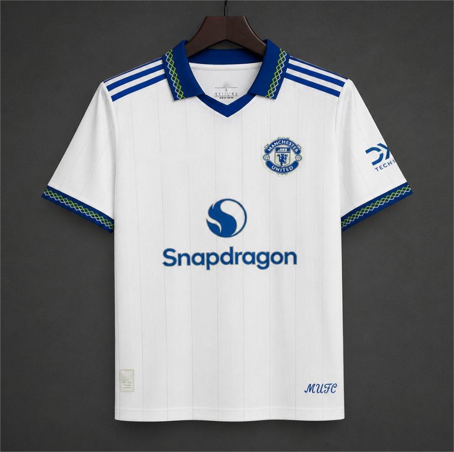 2026-27 Manchester United White Pinstripe S-2XL