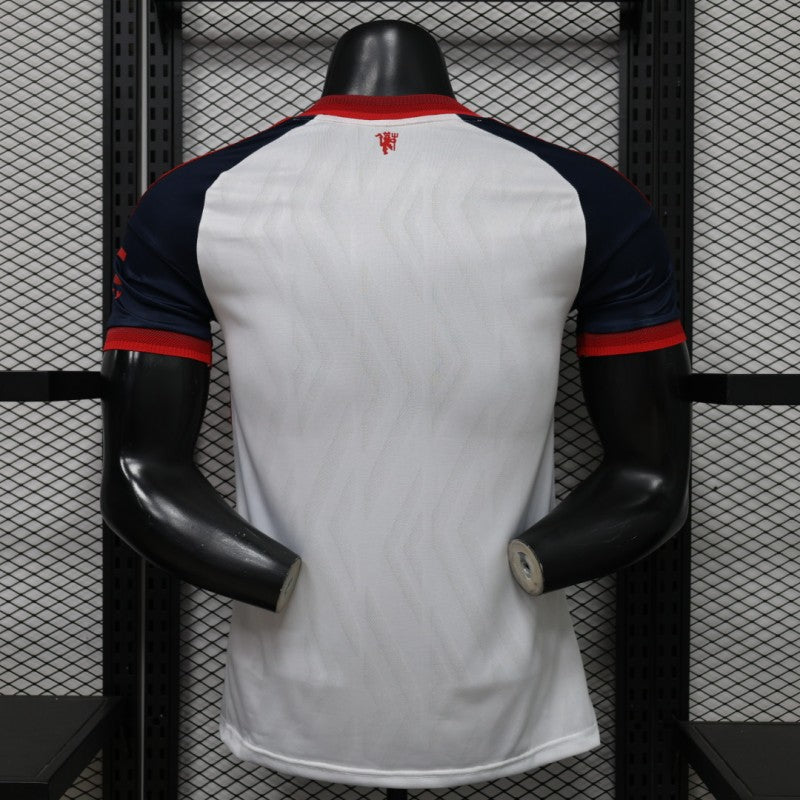 2026-27 Manchester United Navy White V-Panel Player S-3XL