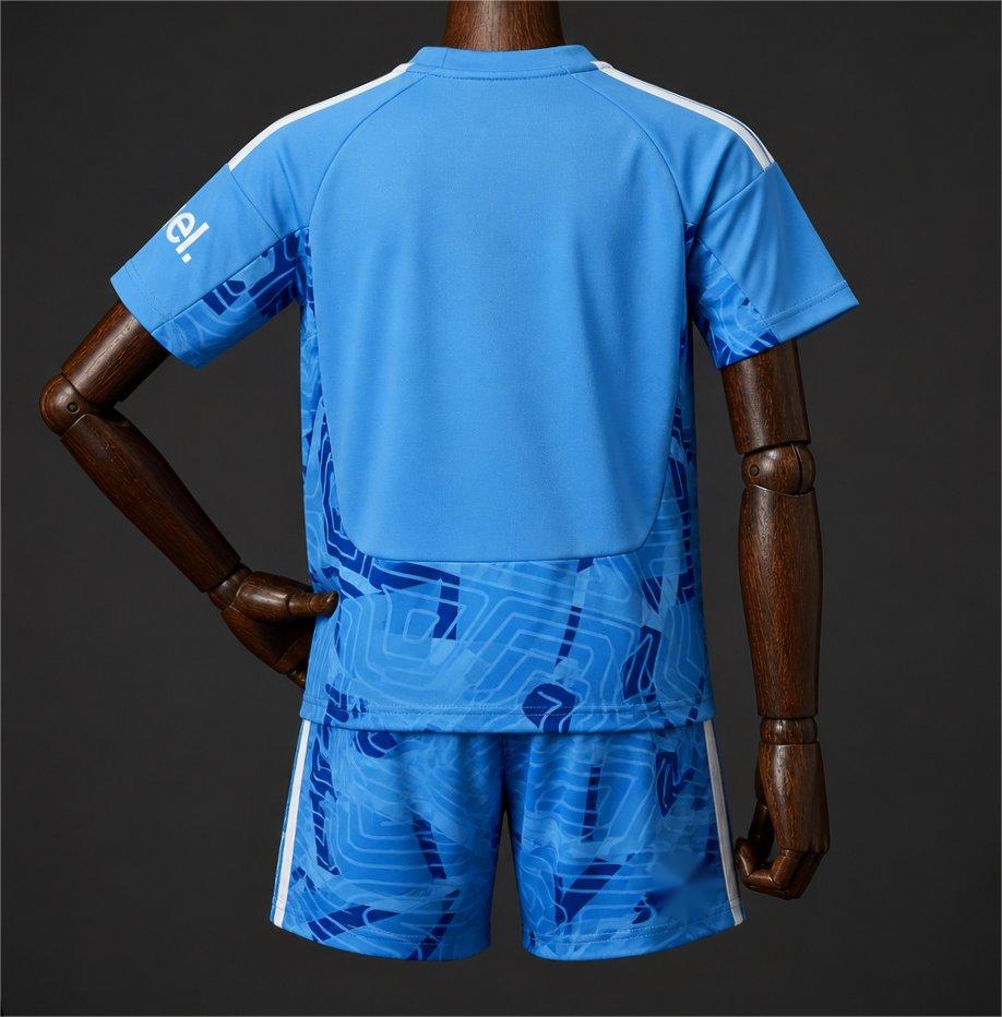 2026-27 Arsenal Blue Goalkeeper Kids Size 16-28