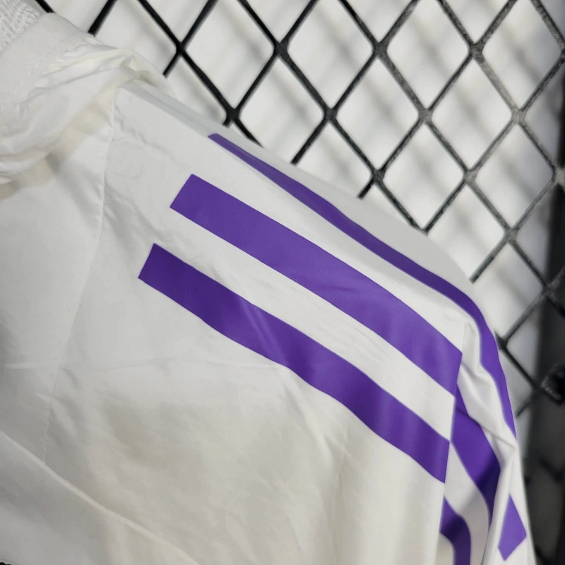 2025-26 Real Madrid White-Purple Windbreaker