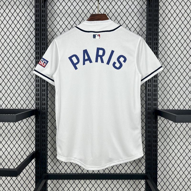 2025-26 Paris Baseball uniform White