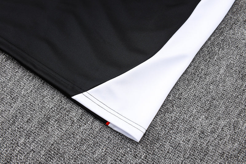 2025-26 Bayern Munich Black-Red-White Adult long pull training suit