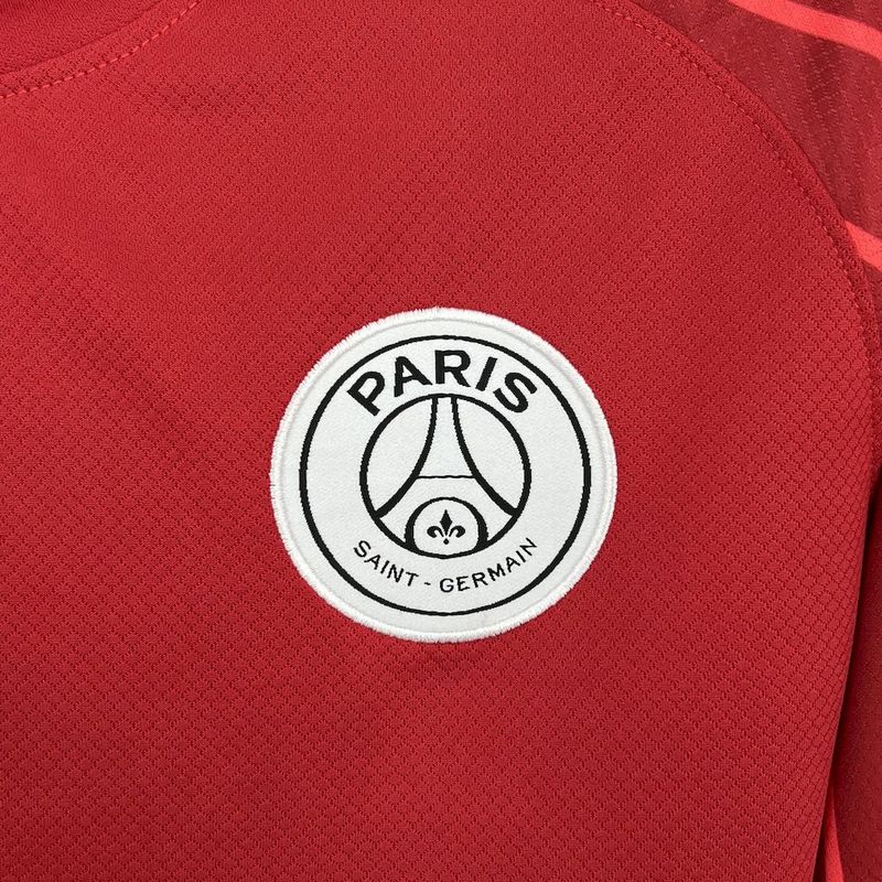2025-26 Paris Long Sleeve Goleiro Red