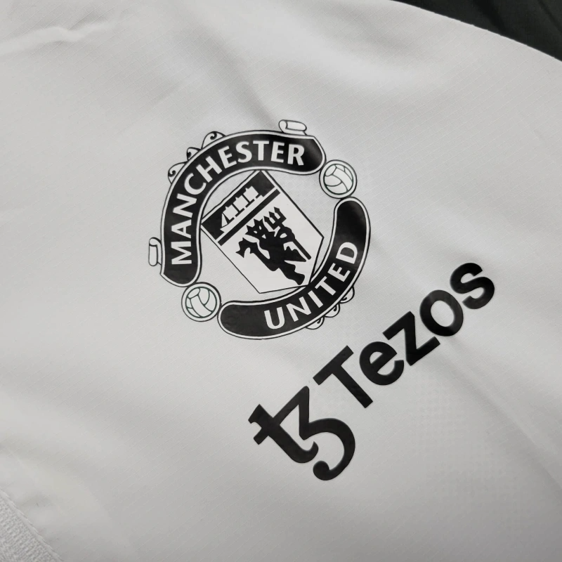 2025-26 Manchester United White Windbreaker