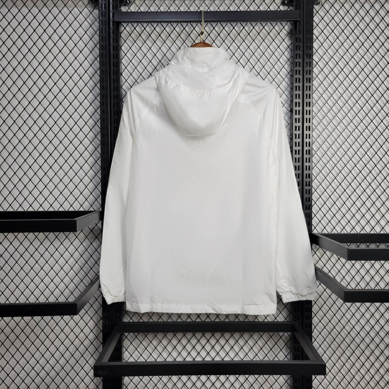 2025-26 Real Madrid White-Purple Windbreaker