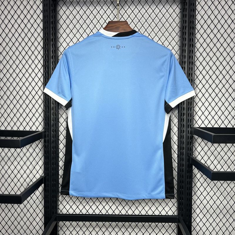 2024-25 Uruguay Home Black and white collar
