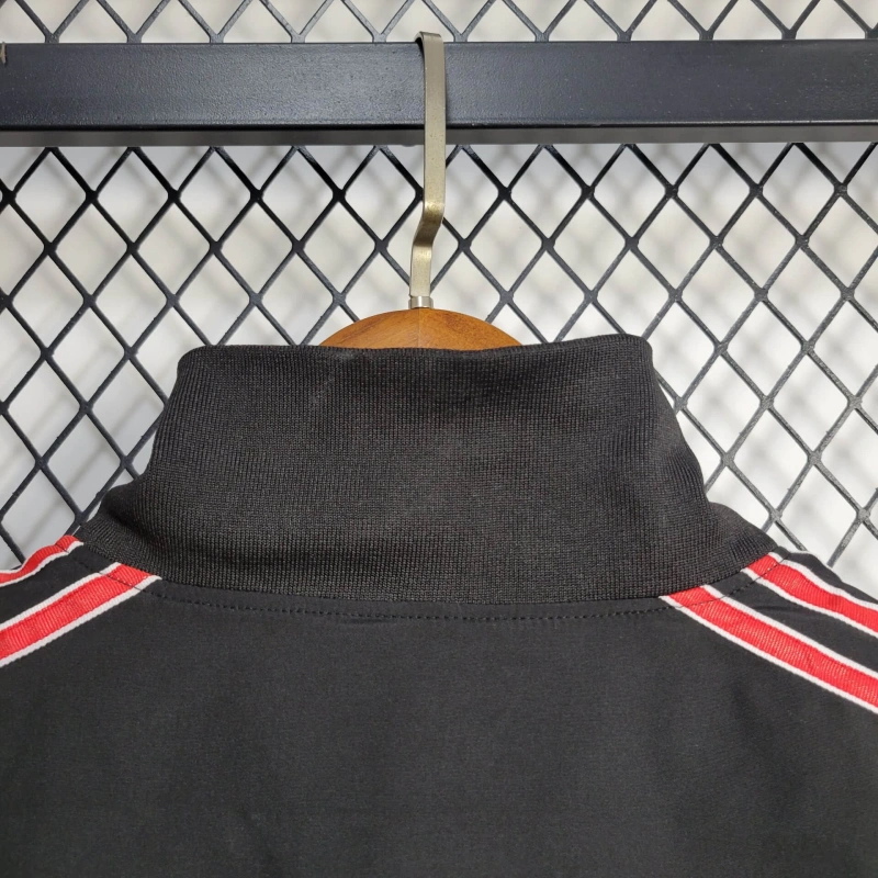 2025-26 Manchester United Black Windbreaker