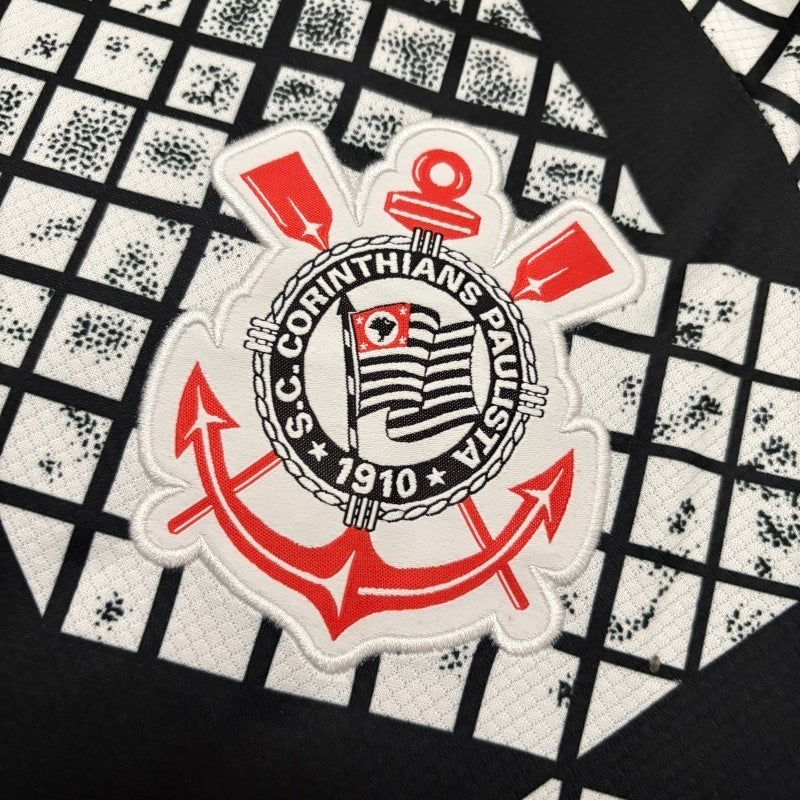 2025-26 Corinthians Black and White S-4XL