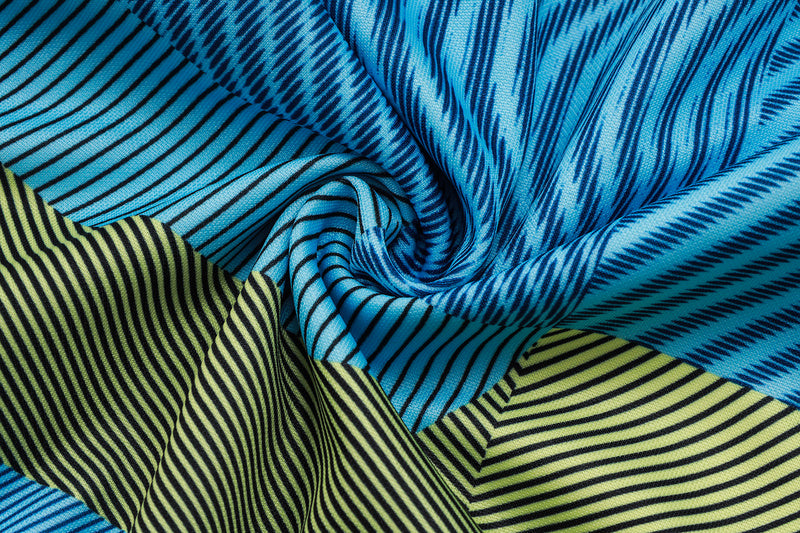 2025-26 Real Madrid Blue-Green-Gray Adult long pull training suit