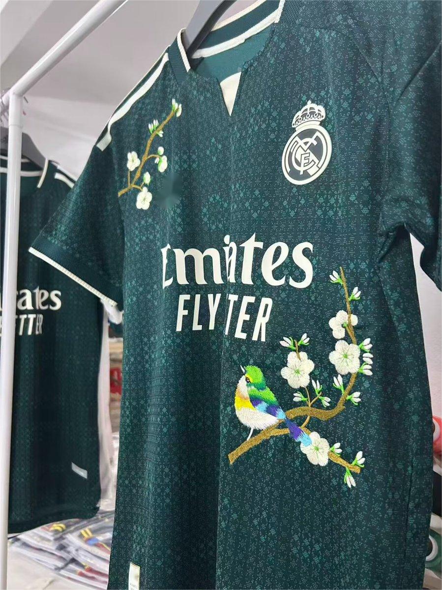 2026-27 Real Madrid Green Floral Special Player S-2XL
