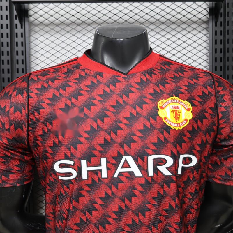 2026-27 Manchester United Red Vintage Remake Player S-3XL