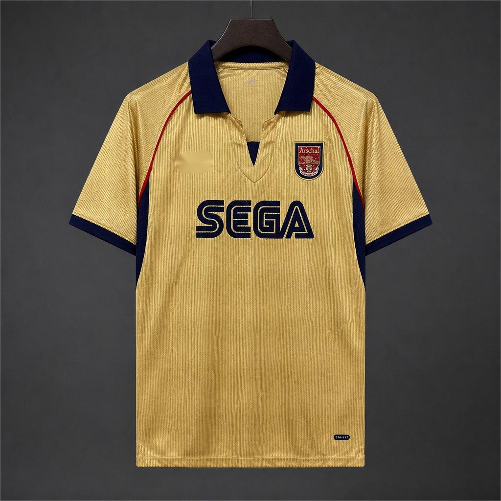 2026-27 Arsenal 2001-02 Vintage Remake Gold S-4XL