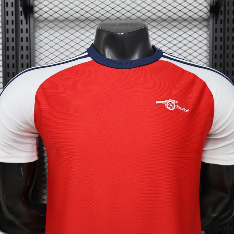 2026-27 Arsenal Originals Red with White Raglan Sleeve Player S-3XL