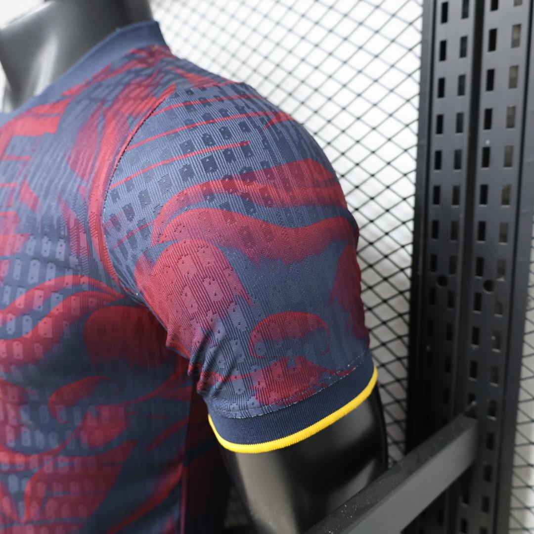 2026-27 Barcelona Navy Blue Red Special Edition Player S-2XL
