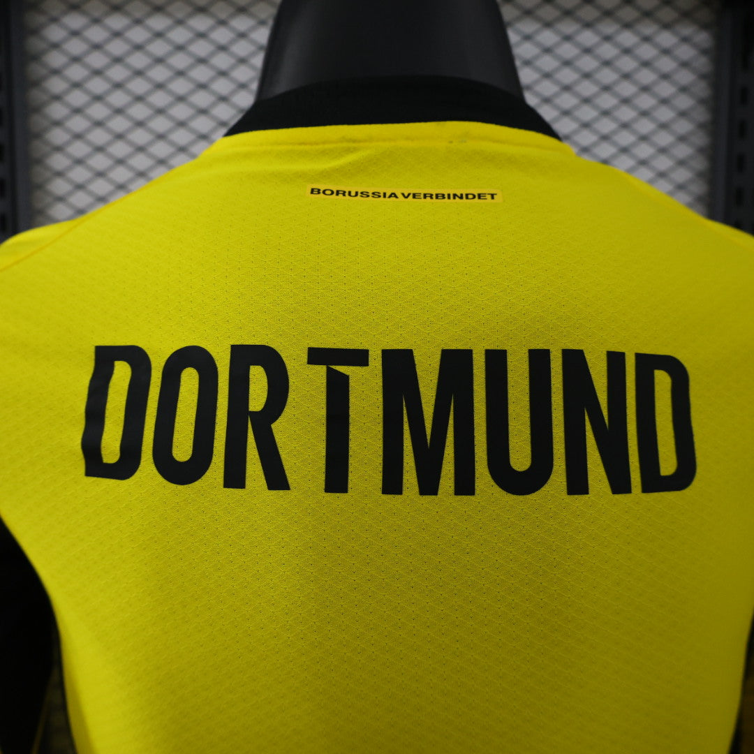 2026-27 Borussia Dortmund Yellow Home Long Sleeve Player S-2XL