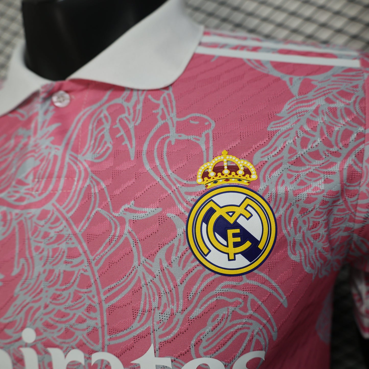 2025-26 Real Madrid Pink Dragon Polp Player Size