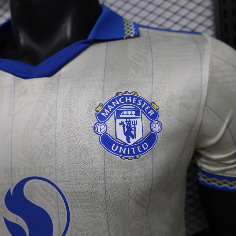 2026-27 Manchester United Cream White Player S-3XL