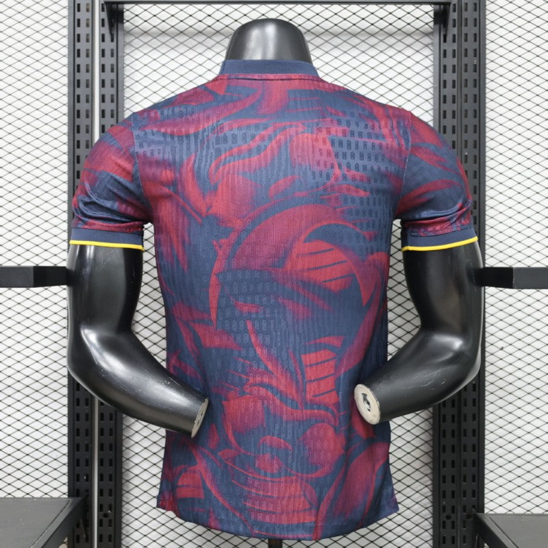 2026-27 Barcelona Navy Blue Red Special Edition Player S-2XL