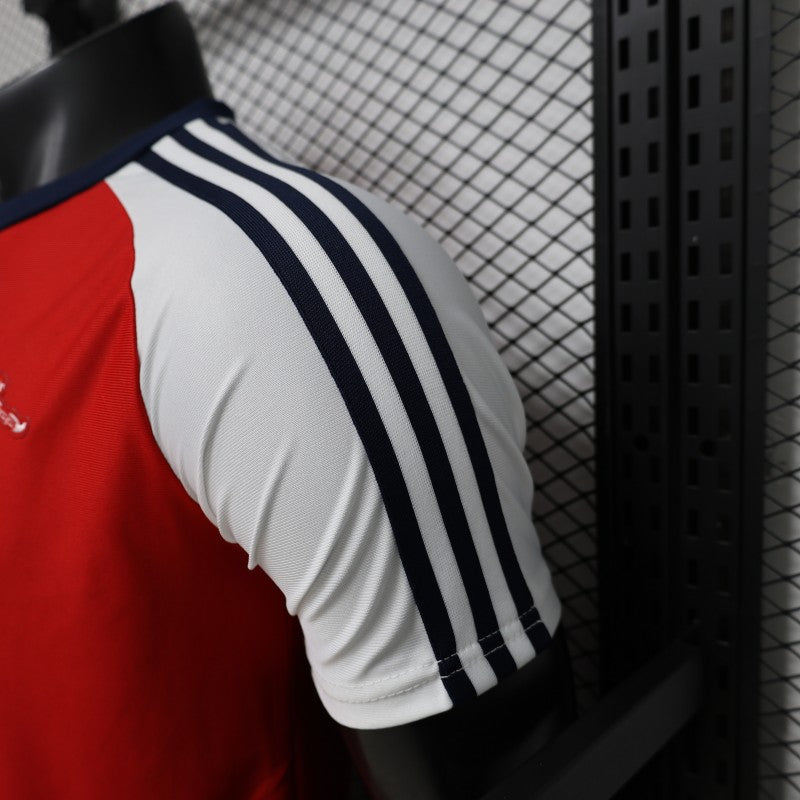 2026-27 Arsenal Originals Red with White Raglan Sleeve Player S-3XL