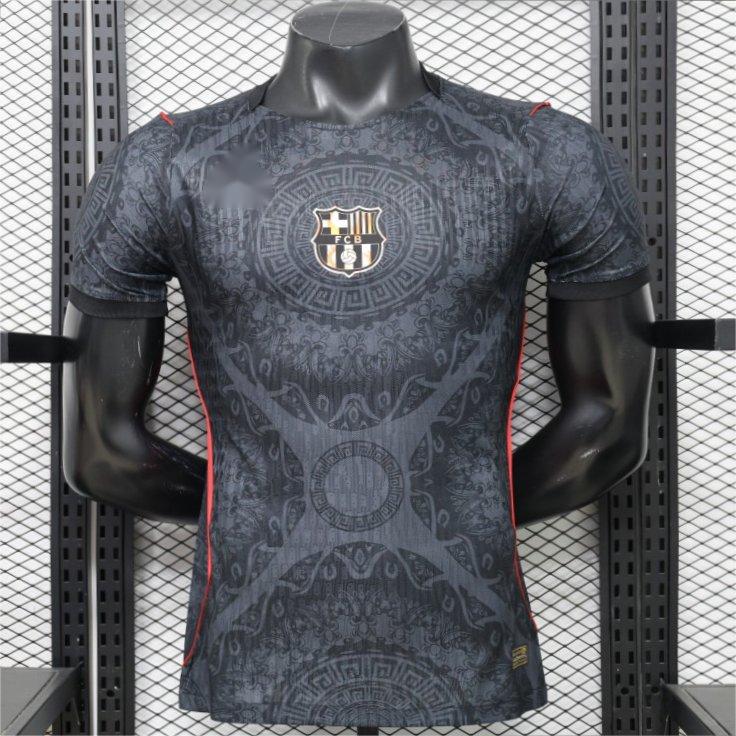 2026-27 Barcelona Dark Black Red Special Edition Player S-2XL