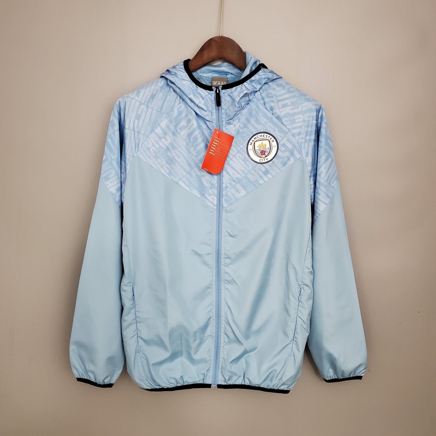 21-22 Windbreaker Manchester City blue