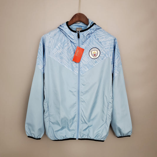 21-22 Windbreaker Manchester City blue